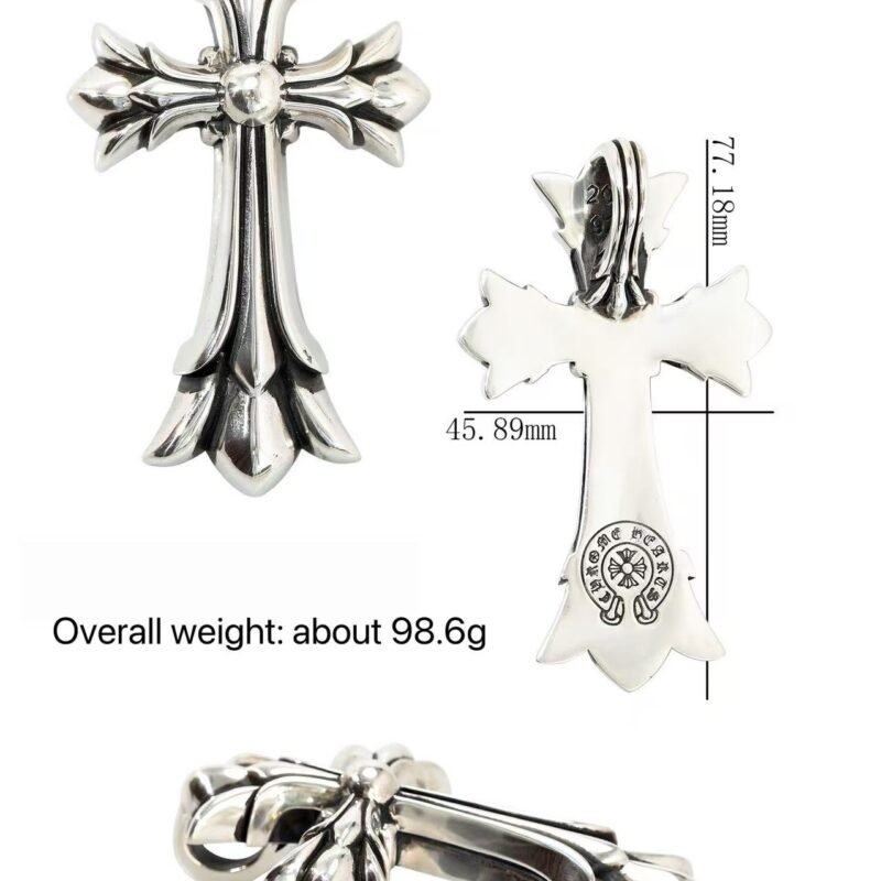 Chrome Hearts Double Cross Pendant 006