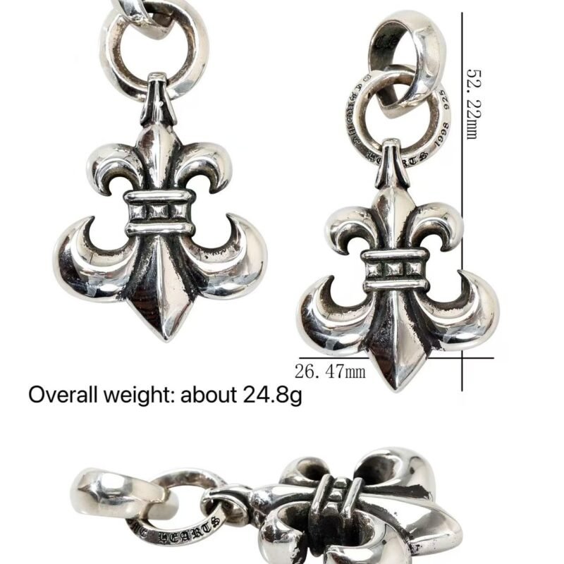 Chrome Hearts Double-Handed Scout Flower Pendant 024