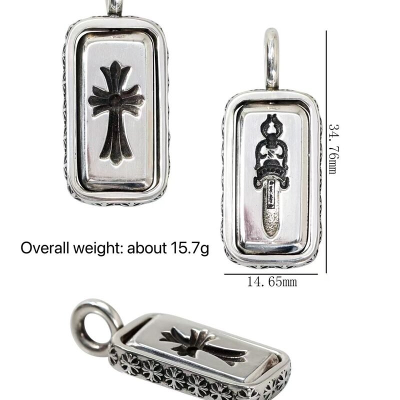 Chrome Hearts Double-Sided Rotating Pendant 042