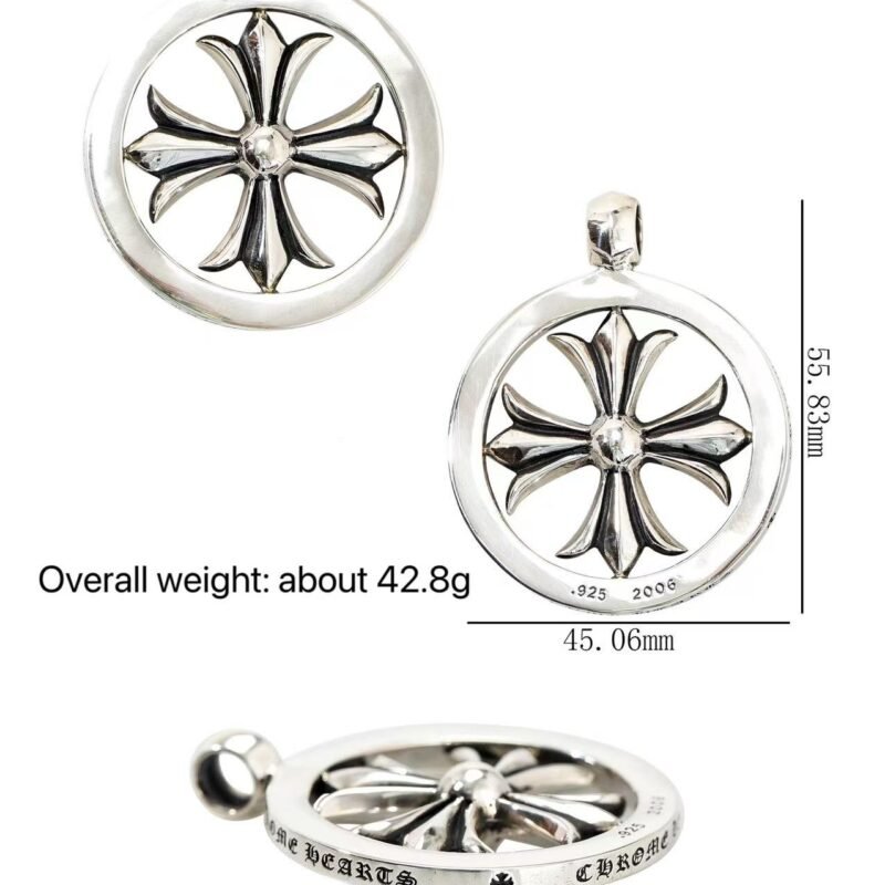 Chrome Hearts Cross Windmill Pendant 041