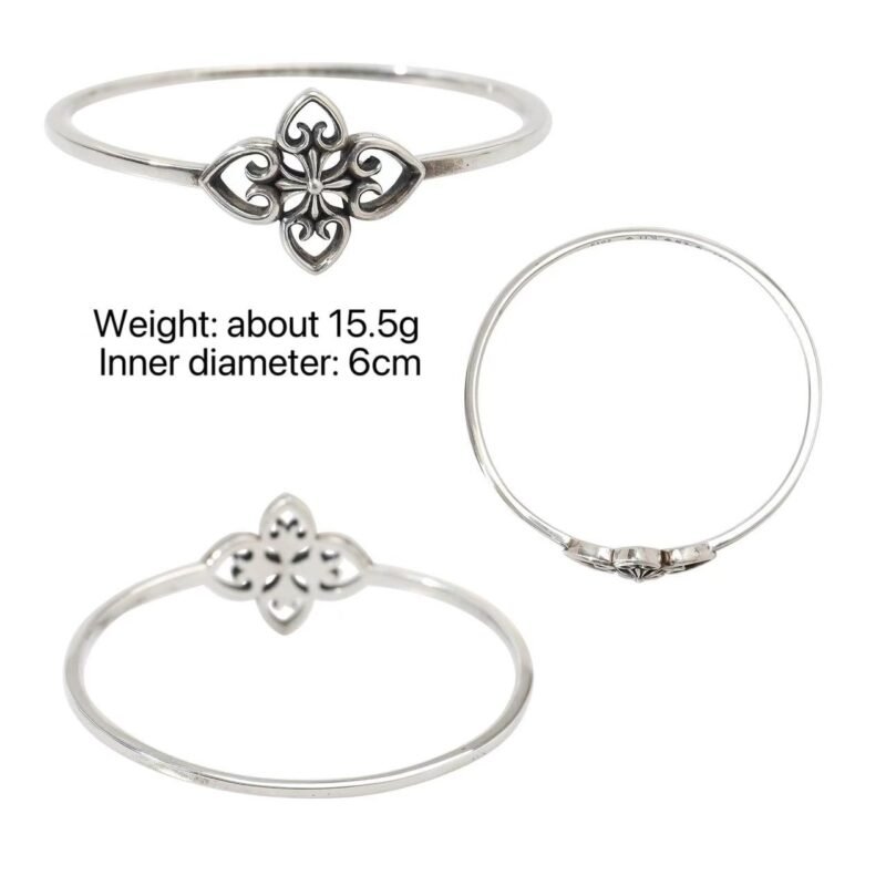 Chrome Hearts Cross Petal Bracelet 048