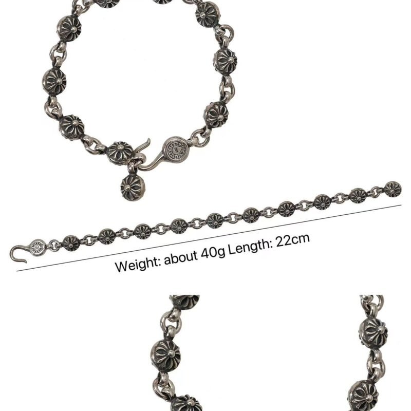 Chrome Hearts Cross Bead Bracelet 005