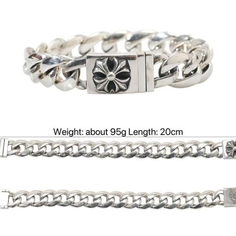 Chrome Hearts Cross Tongue-Suppressing Bracelet 062